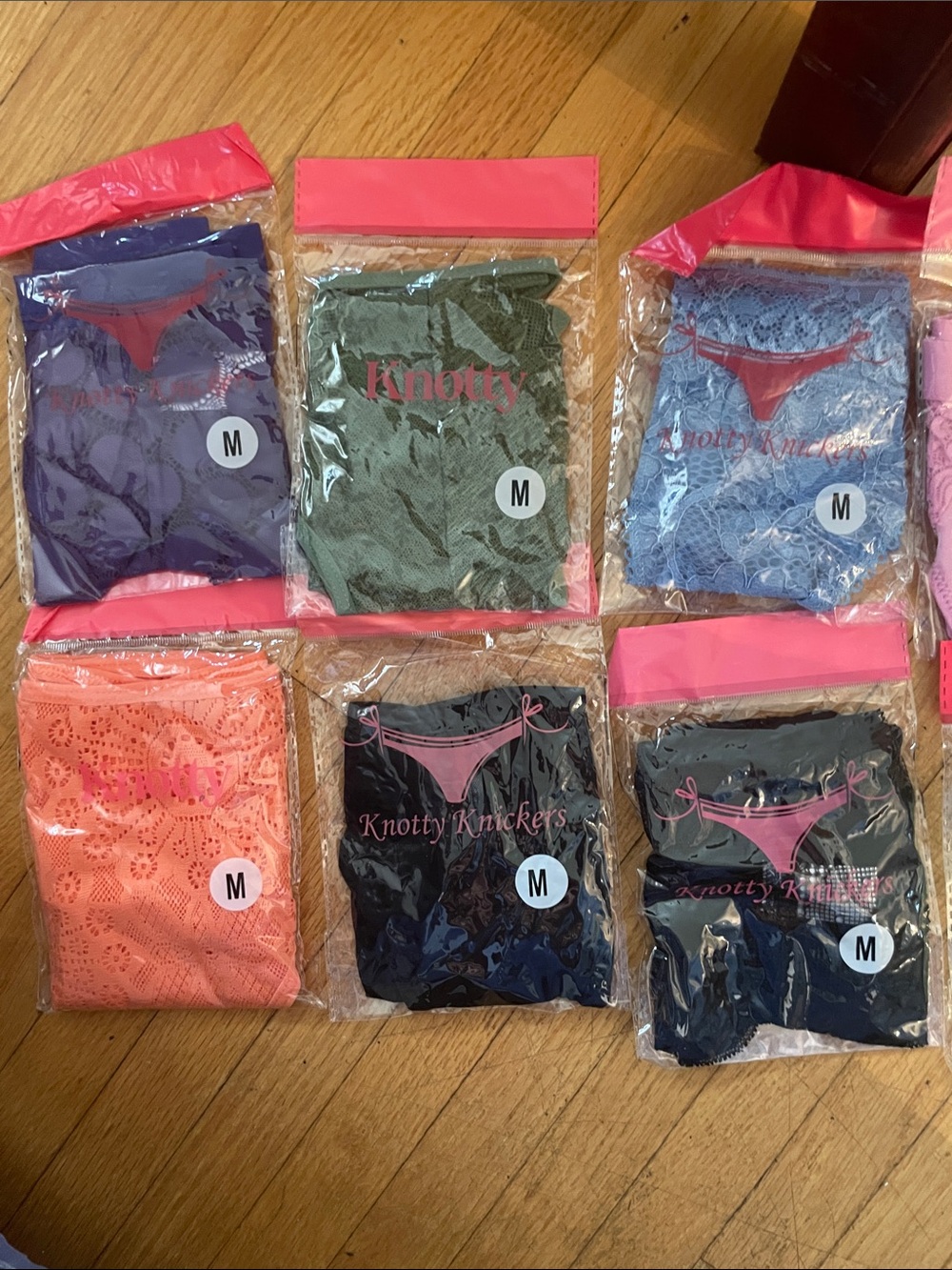 Knotty Knickers 12-Pair Underwear Bundle Size Medium NWT Sealed